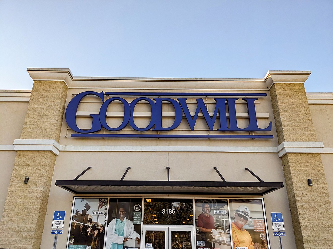 Goodwill Industries has multiple stores in Northeast Florida.