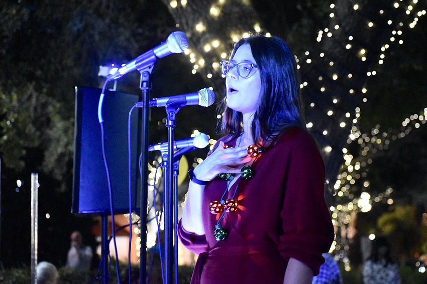 Serenna Jones offers a performance.