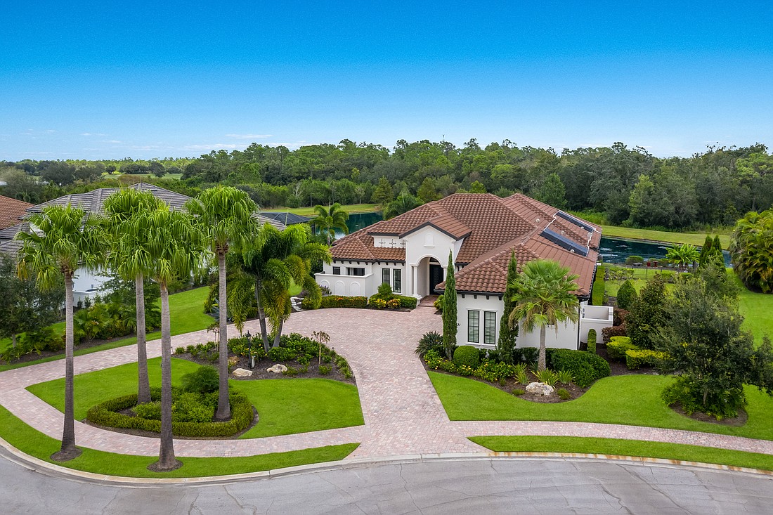 This Country Club East homes at 16531 Kendleshire Terrace sold for $2.4 million. It has three bedrooms, four baths, a pool and 3,434 square feet of living area.