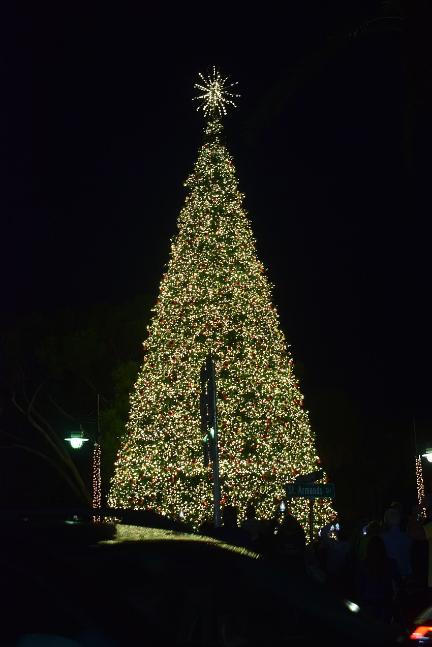 The Holiday Night of Lights in St. Armands Circle on Dec. 1