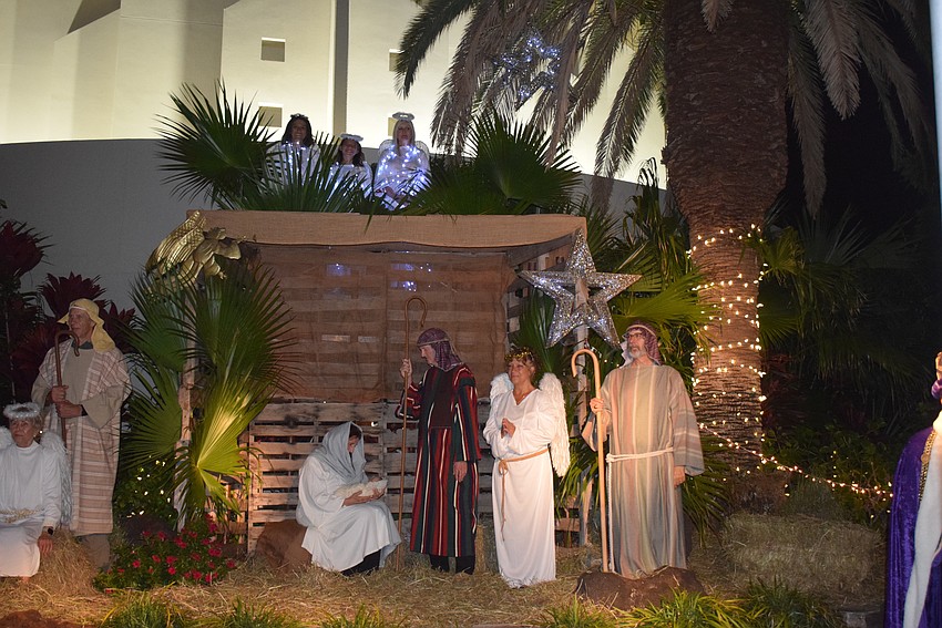 The annual live Nativity scene at St. Armands Key Lutheran Church