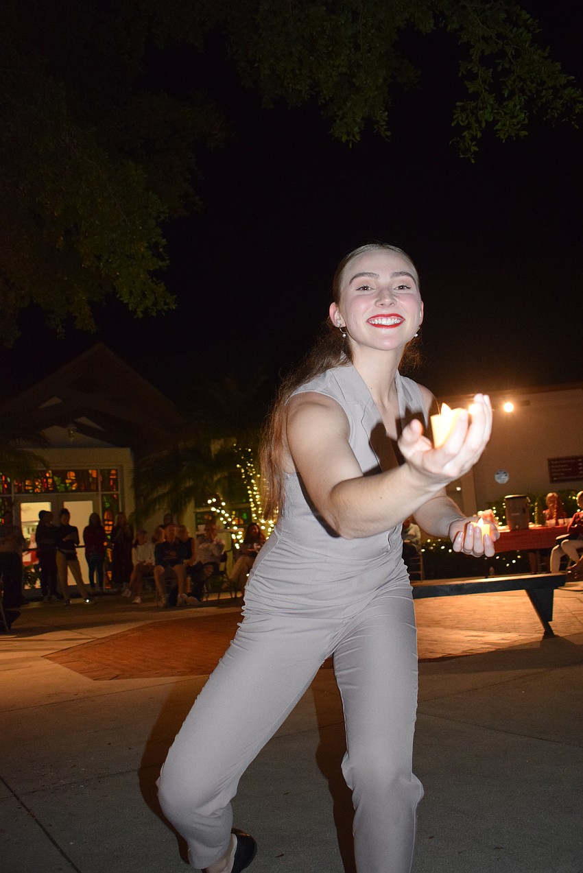 Amber Slay with the Sarasota Contemporary Dance Company