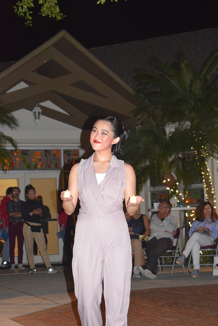 Gracie Lapointe with the Sarasota Contemporary Dance Company