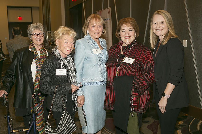 Joy Mayerhofer, Micki Sellman, Kay Aldin, Karol Foss and Nicole Eibe