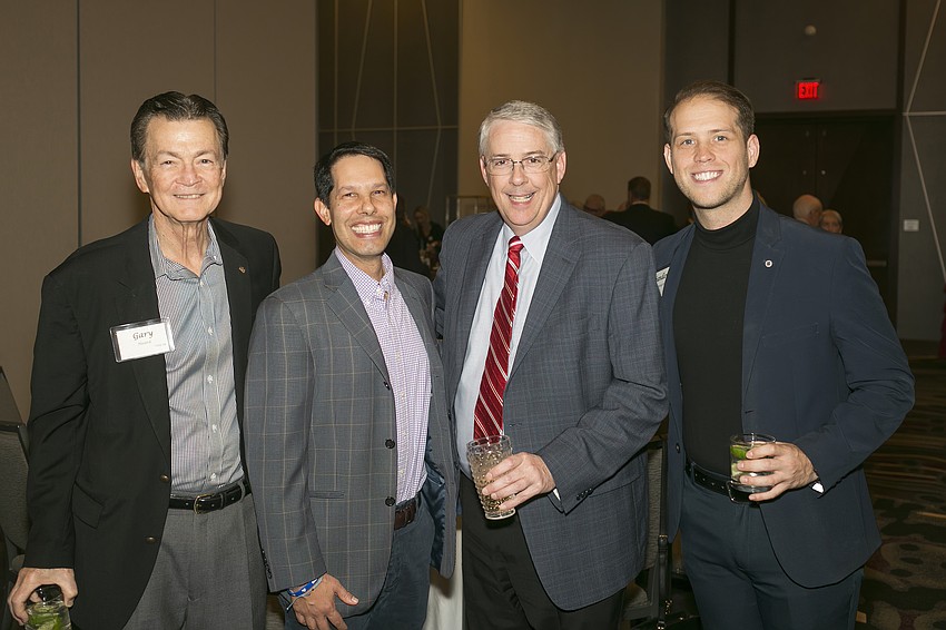 Gary Heard, Brian Hersh, Sarasota Orchestra President and CEO Joseph McKenna and Chandler Pennington