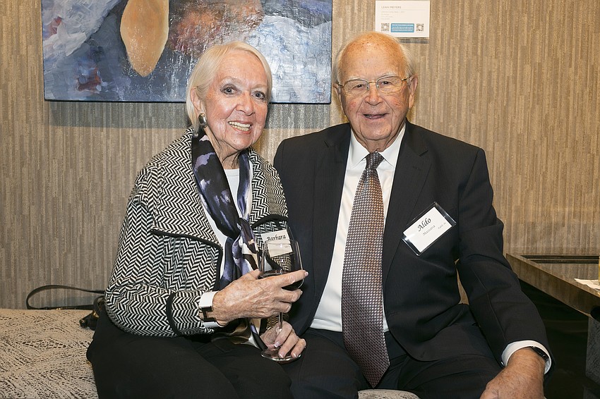 Barbara Campo and Aldo Massara