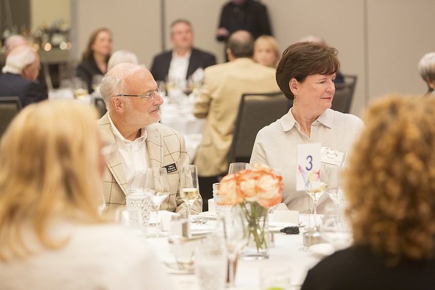Masterworks 2 Dinner hosts Henry Kawaty and Molly Dooher