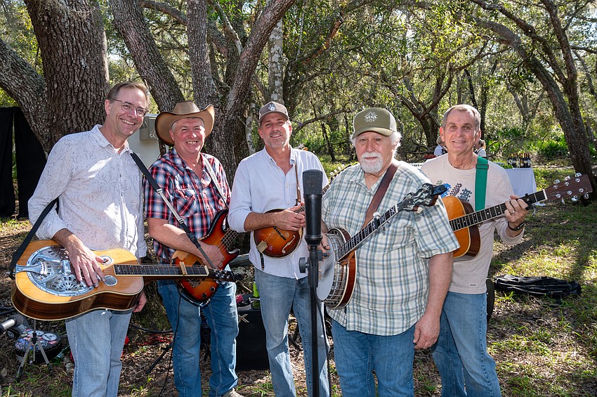 The Manatee River Bluegrass Band entertains the crowd during the afternoon.
