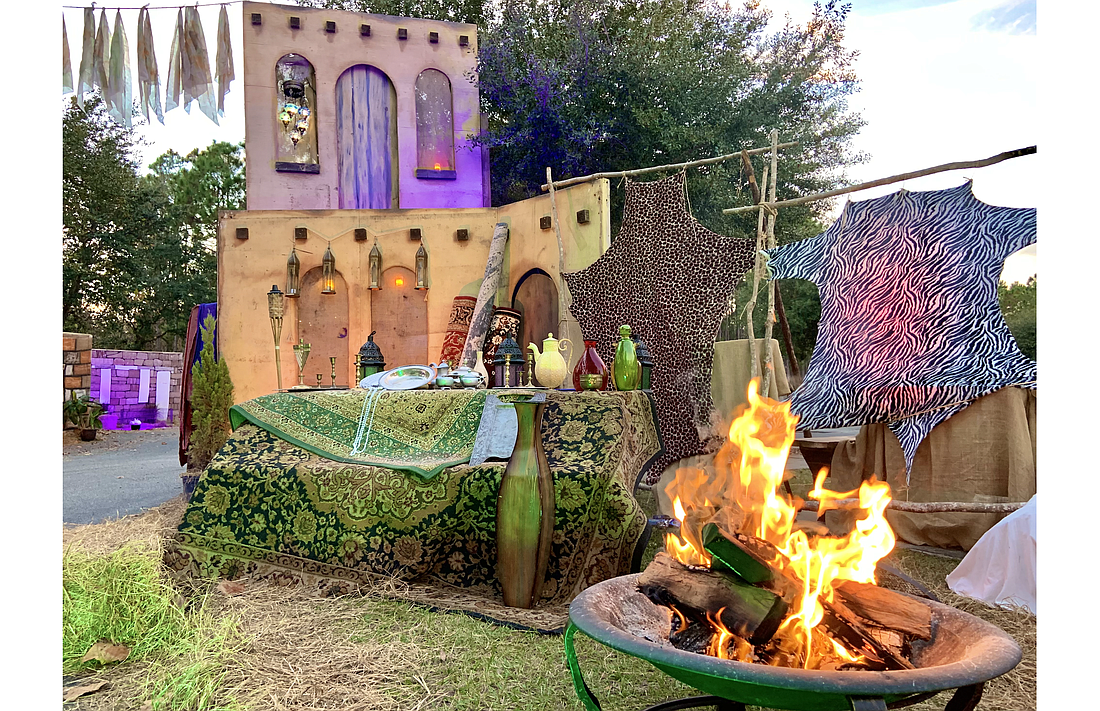 A scene from Parkview's 2021 living nativity. The sets at the 2023 show will be similar, a Parkview representative said. Courtesy of Parkview Church