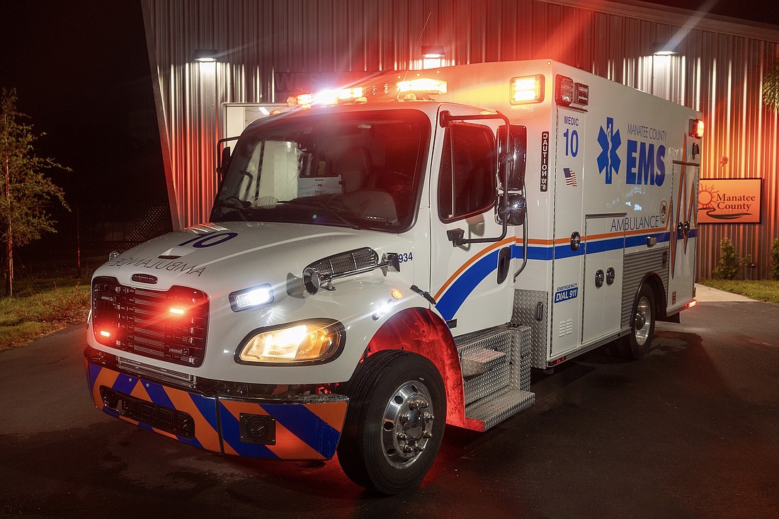 Manatee County is replacing six ambulances with a budget of $2.4 million.