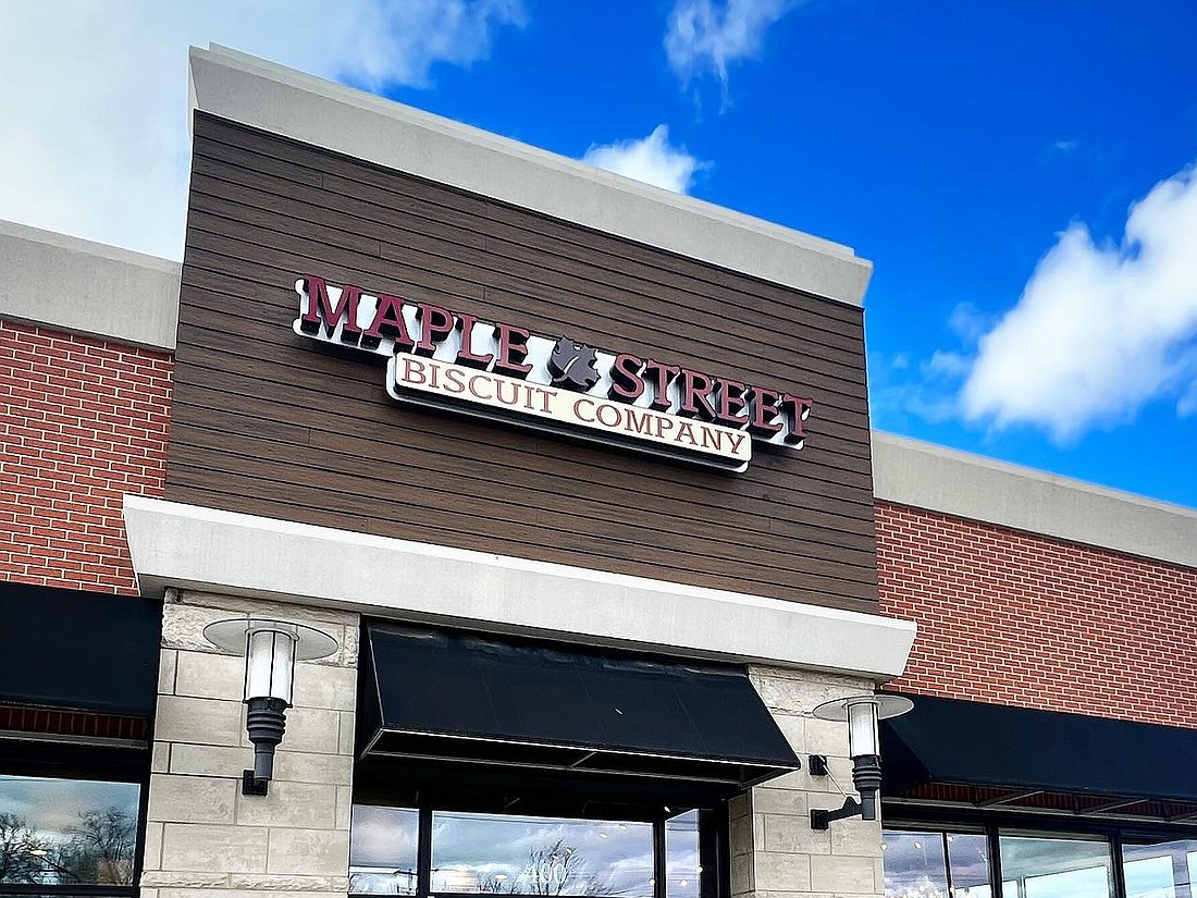 The Maple Street Biscuit Co. restaurant in Florence, Kentucky, opened in March. The chain now has 60 locations.