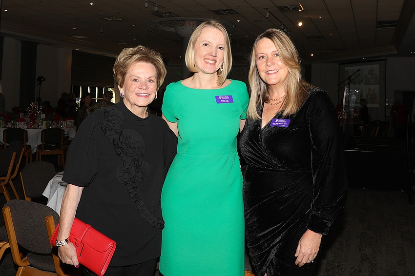 Joan Castellani, President and CEO Jessica Hays and Director of Development Mary Ellen Mancini