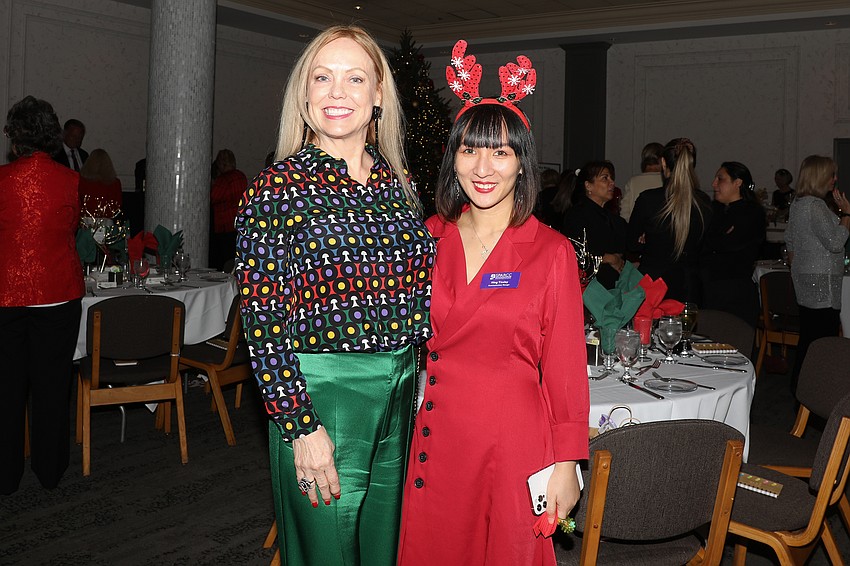 2024 SPARCC Fashion Show co-chair Vickie Smith and Ning Tinsley