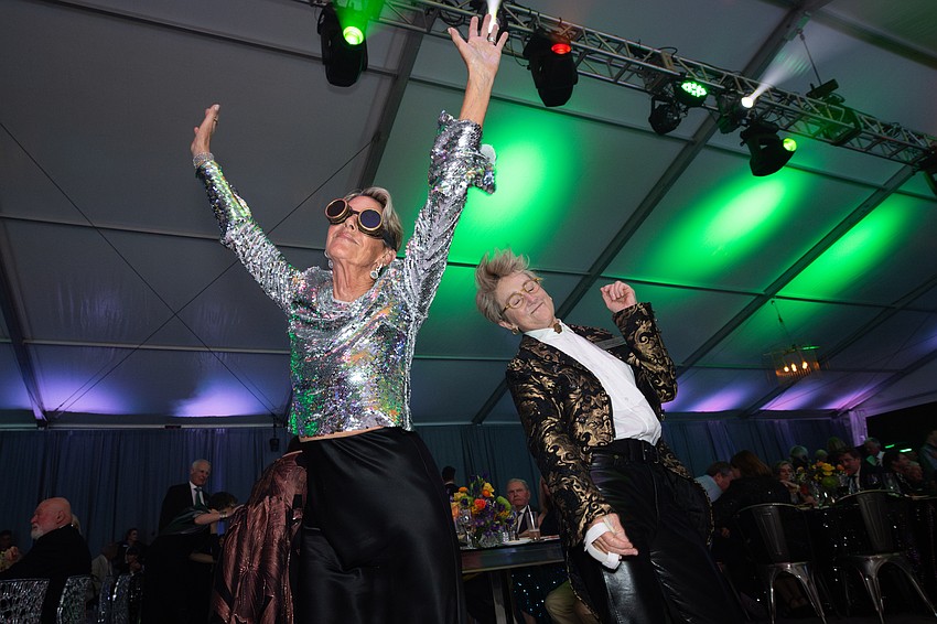 Audrey Robbins and Caroline Amory