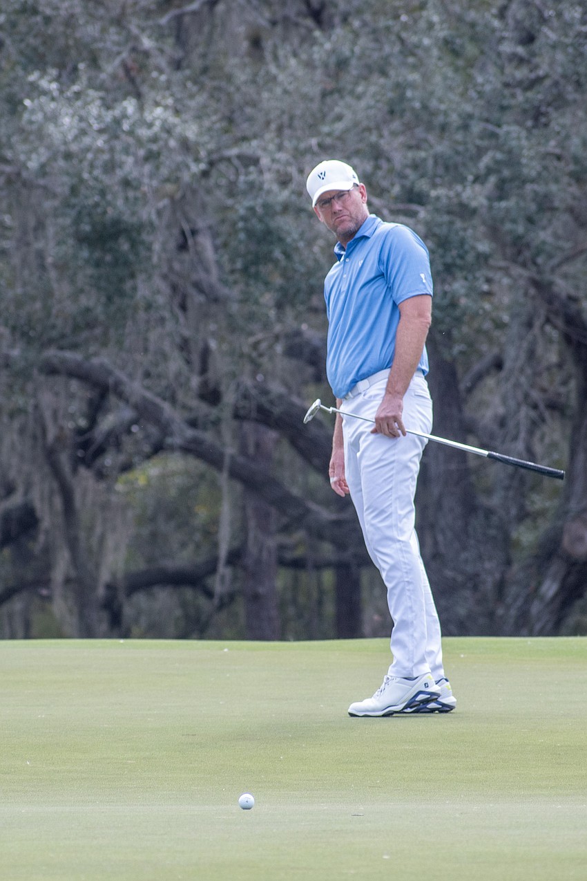 Team Europe's Robert Karlsson, known as 