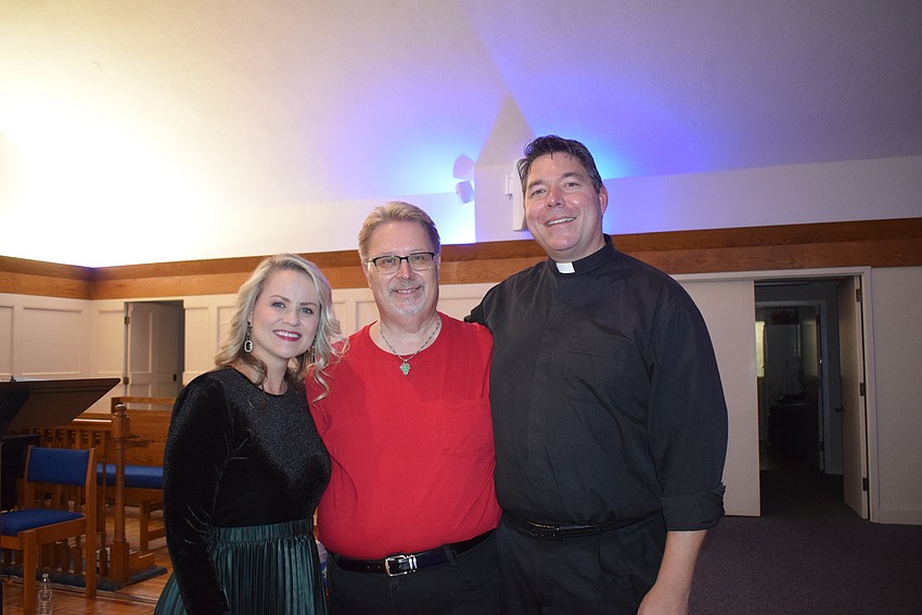 Johanna Davis, David Stasney and Reverend David Marshall