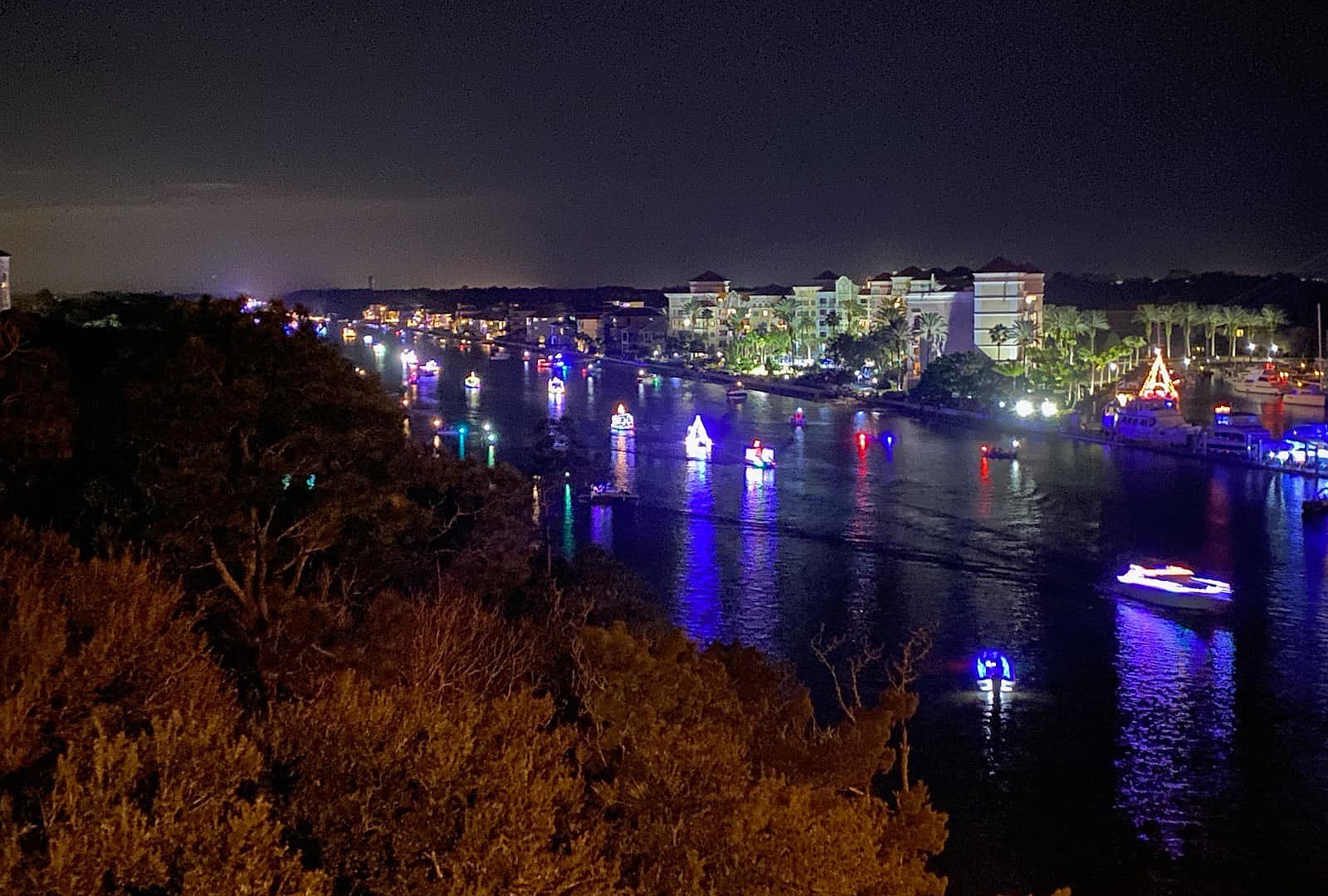 'A Sea of lights' 40th annual Palm Coast Boat Parade sails into new