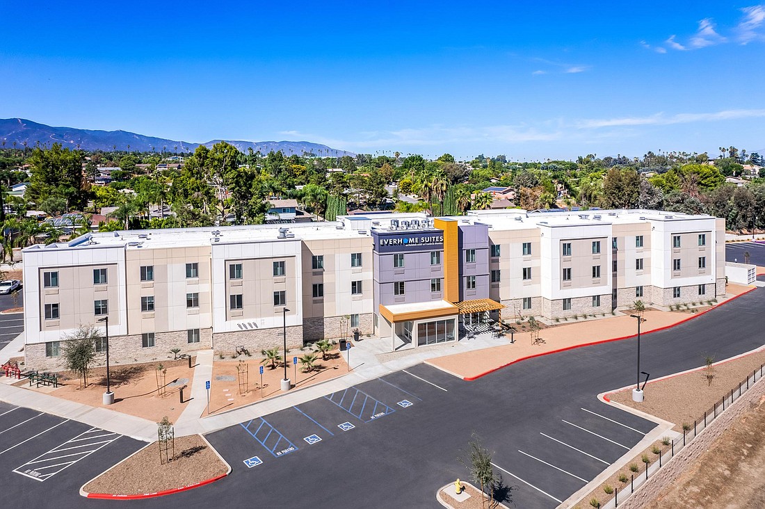 The Everhome Suites in Corona, California. Everhome is a new Choice Hotels International Inc. brand.