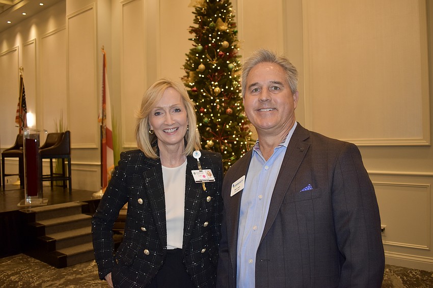 Lori Boyd is the director of marketing for the Lakewood Ranch Medical Center, and Mark Clark is the president of the Lakewood Ranch Community Foundation.