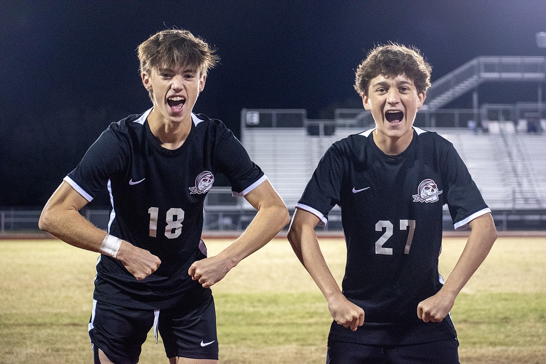 Braden River High sophomore Nicolas Dieter and freshman Landen Chandler said the soccer field is their happy place.