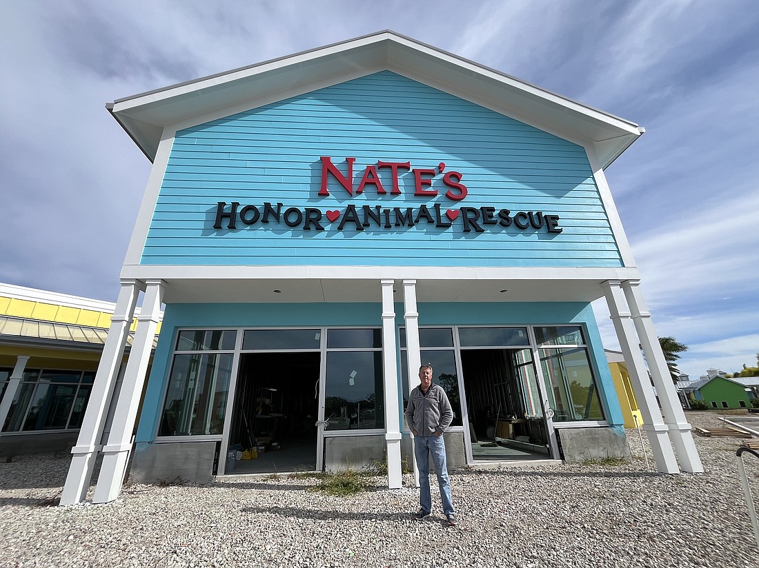 Rob Oglesby, the development director at Nate's Honor Animal Rescue, is thrilled to see the nonprofit's expansion project nearing its end. The project is expected to be complete in April.