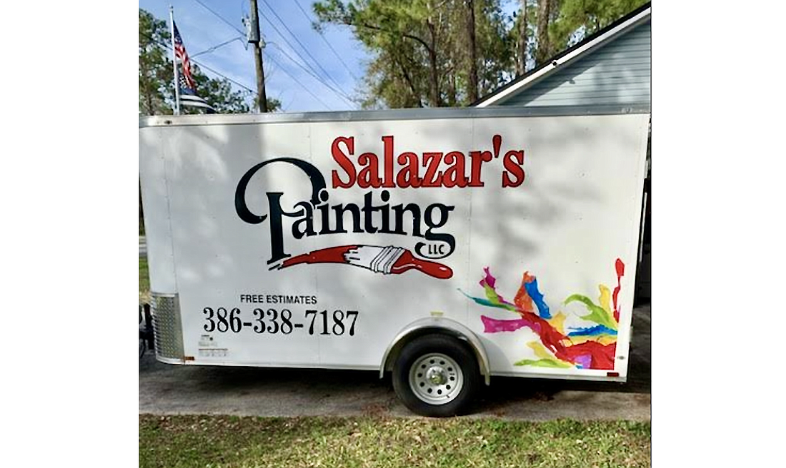 James Salazar owns Salazar's Painting. In 2021, Salazar begin quietly offering to paint a FCSO deputy's house free as a way to honor law enforcement's sacrifice. Photo courtesy of James Salazar