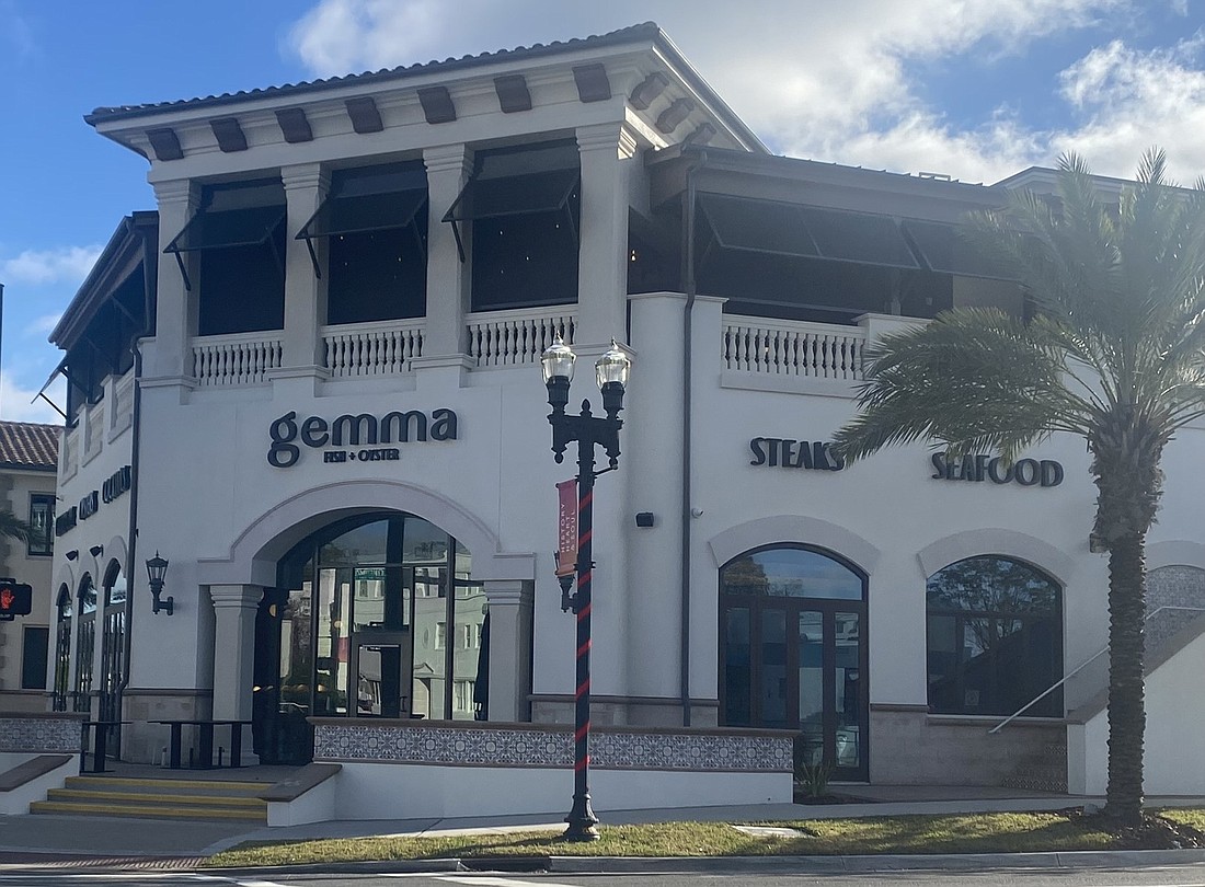 Gemma Fish + Oyster in the Publix-anchored East San Marco shopping center at 2039 Hendricks Ave.