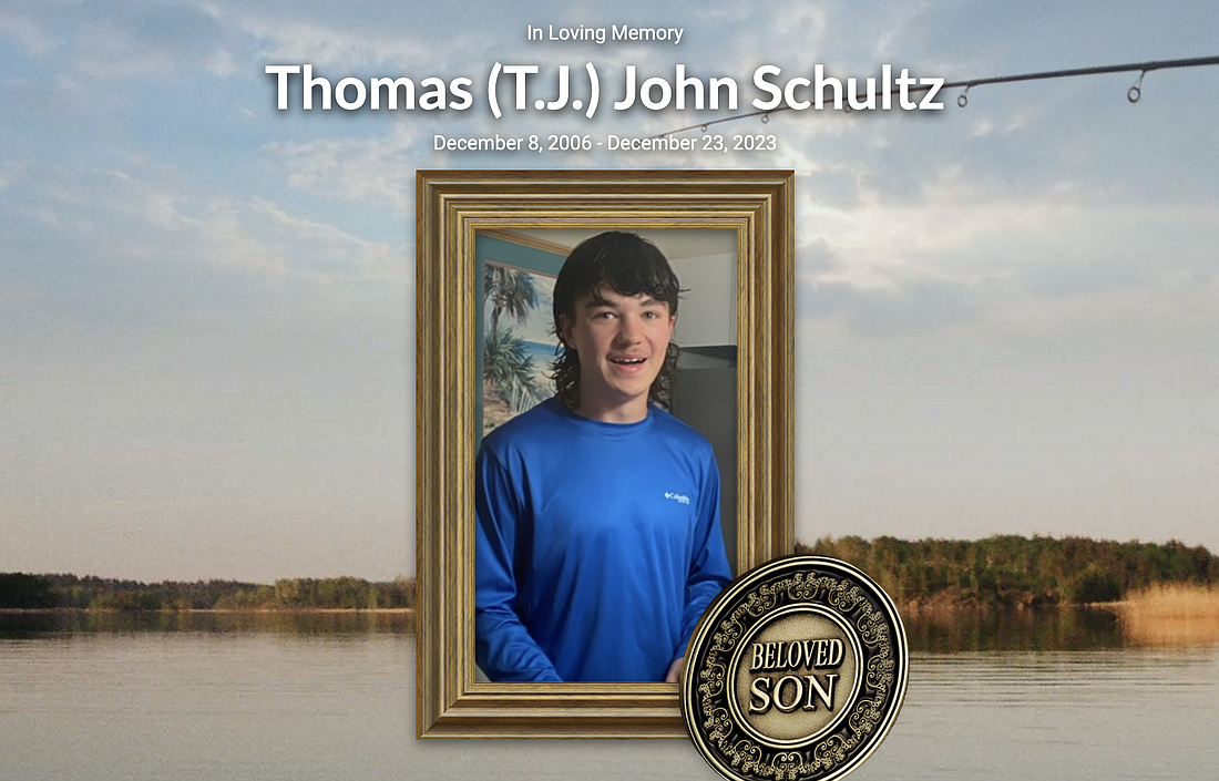 Image of T.J. Schultz from Clymer Funeral Home's obituary page. Visit the link in the story for the full text.