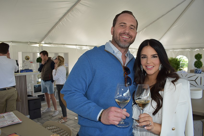 Tampa's James and Alex Brooks say the VIP Champagne Lounge hosted by A Vine Affair at the Sarasota Polo Club could become a signature event for Lakewood Ranch.