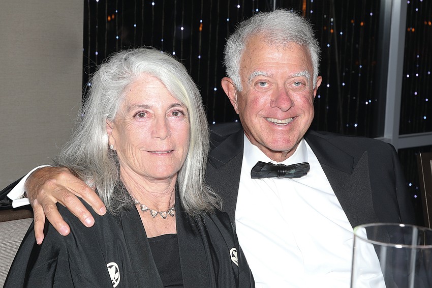 Marcy and Michael Klein enjoy the evening's program.