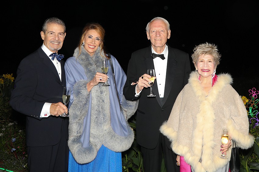 Frank and Juliette Guidara with John and Theresa Phillips