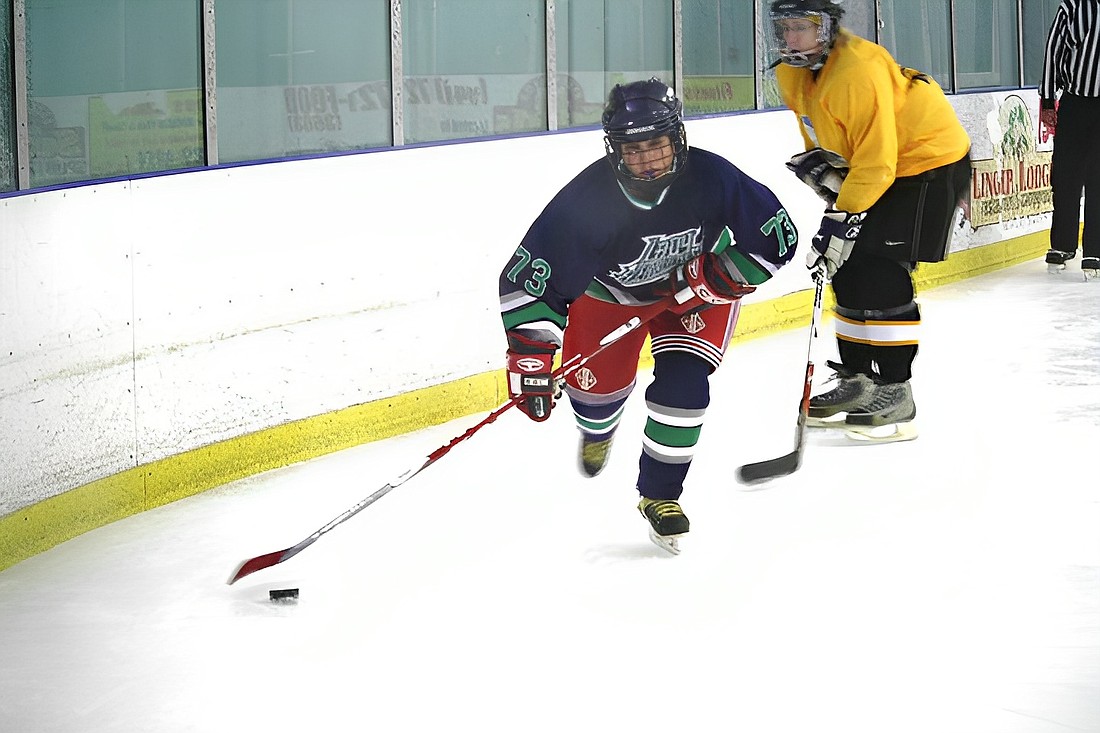 Ronne Apicella has been playing ice hockey for more than 20 years.