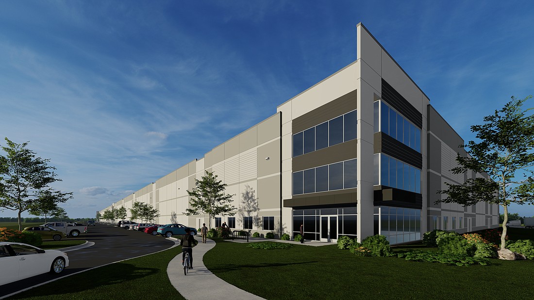 Midwest Industrial Funds plans to develop two warehouses in Westlake Industrial Park.