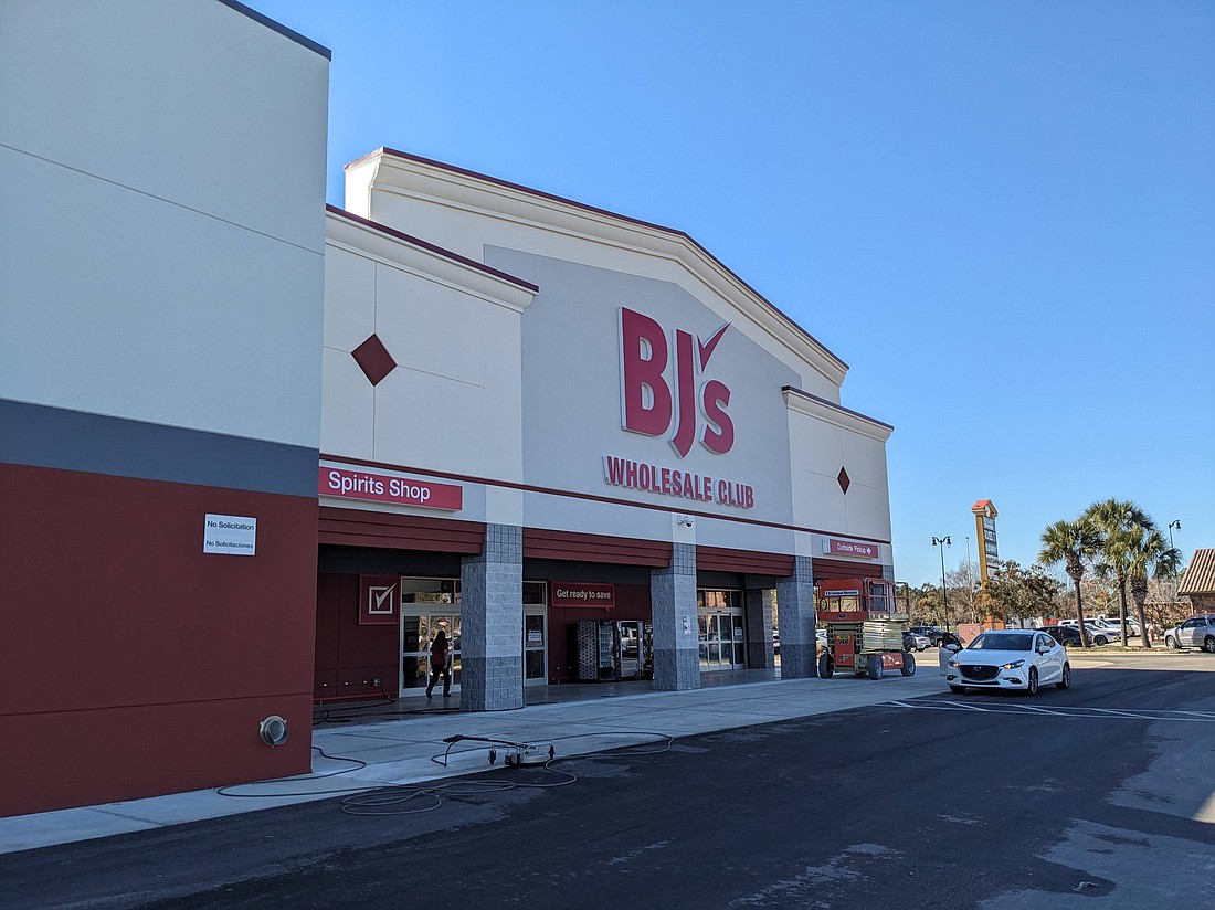 BJ’s Wholesale Club at 12884 City Center Blvd. in North Jacksonville. The club was built on the site of the former Regal Cinemas in River City Marketplace.