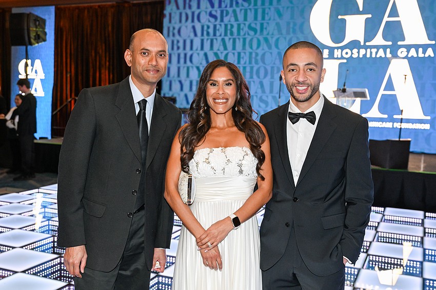 Pavan Tandra with Nicole and Bahaa Amer