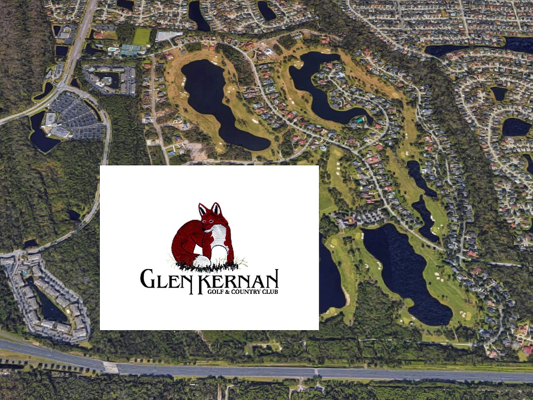 The Glen Kernan Golf & Country Club golf course at northeast Kernan and Butler boulevards east of the University of North Florida at St. Johns Town Center.