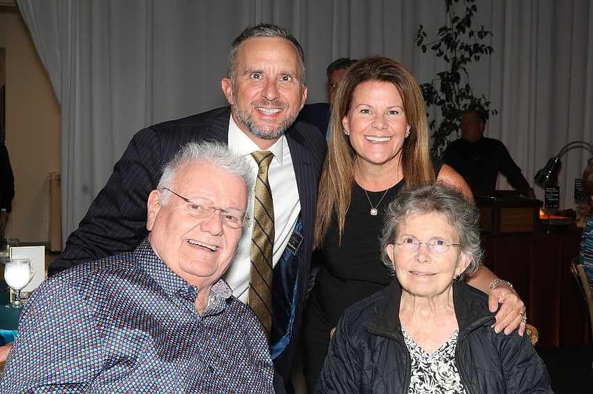 John and Michelle Williams of Venice enjoy the evening with parents David and Joanne Farley.