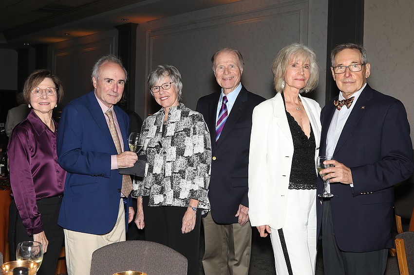 Mary Ellen Clark, Guy Benhein, Linda and Reid MacCluggage, Diana Vytell and Richard Orenstein