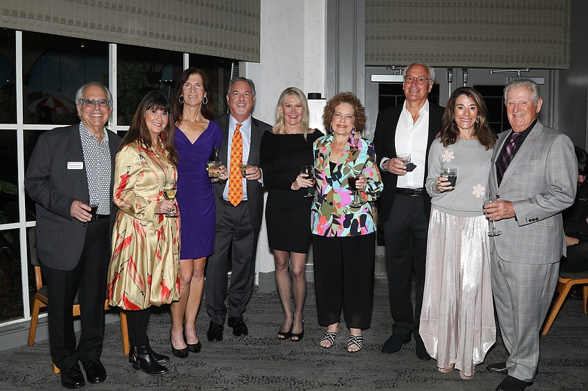 Michael Ritter, Roxie Black, Joyce and Rob Weiss, Lynn Carvel, Debbie and Josh Resnick, Nancy Wolk and Ian Black.
