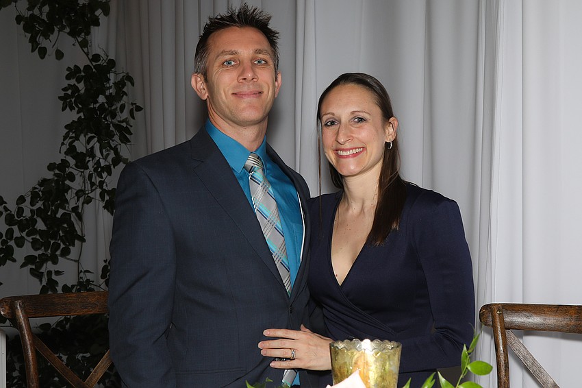 Mark Creech and Liz Stamoulis appreciate the amazing and invigorating Maestro, Troy Quinn, who is in his sixth season.