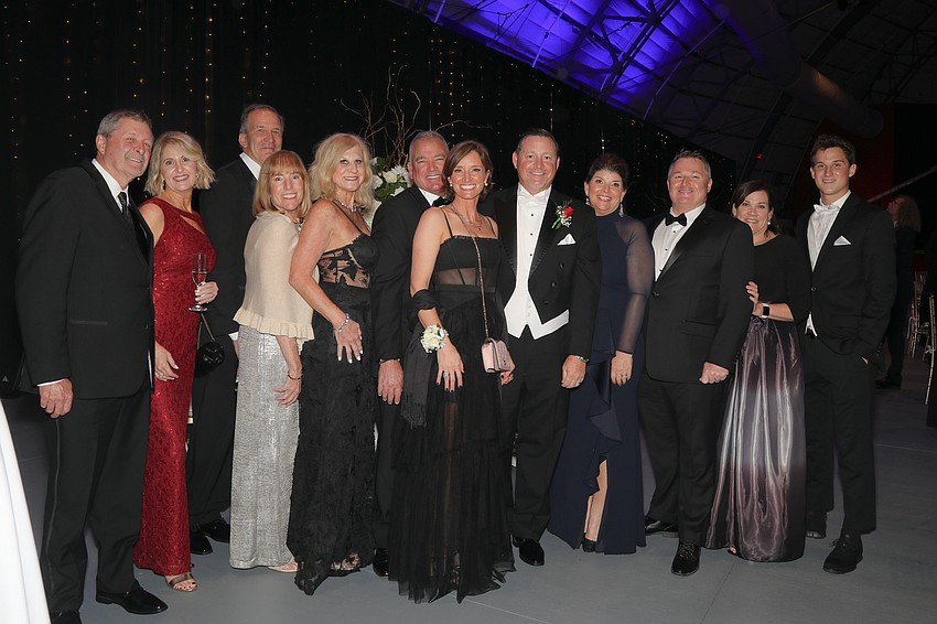 Richard and Pam Colyer, Kevin Clooney, Ginger McNally, Lisa and Keith Einway, Keely and Lee Crosby, Jan and Brad Sutter, Sandra Clarke and Max Murphy.