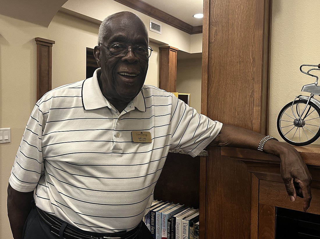 Melvin Pettis, a Cypress Springs Gracious Retirement Living resident, recalls meeting Martin Luther King Jr. in 1963 and again in 1965.