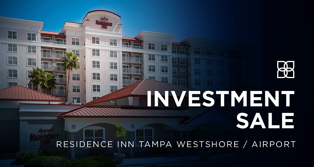 The Residence Inn Tampa Westshore Airport Hotel has sold for nearly $34.4 million.