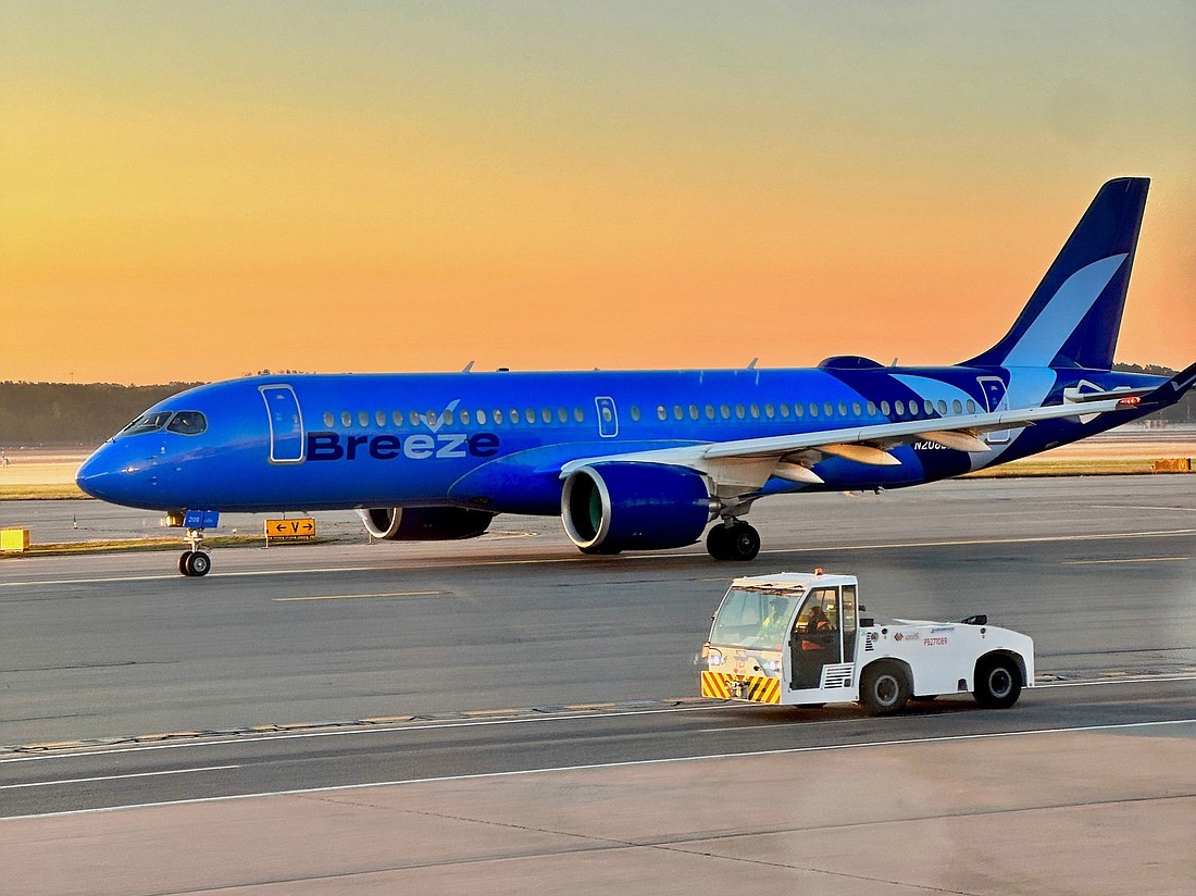 Breeze Airways is launching nonstop service from Jacksonville to San Diego.