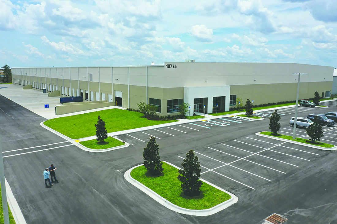 A new warehouse in Florida Gateway Logistics Park in West Jacksonville sold Dec. 19 for $32.8 million. The warehouse is on 19.3 acres at 9909 Pritchard Road, west of Interstate 295. CTR Partners of Newport Beach, California, sold the 300,240-square-foot structure, Building 200, through DRI/CTR Jax Phase I LLC. The buyer was REIF III-9909 Pritchard  Road LLC.