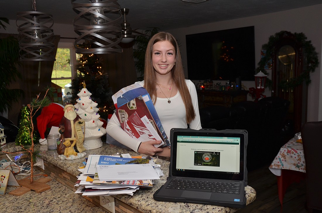 Letters of offers and acceptance are flooding McKenzy Walker’s mailbox and email.