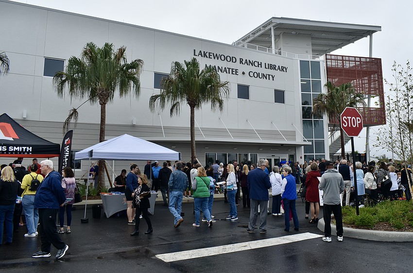 The grand opening of the Lakewood Ranch Library is held on Jan. 12.