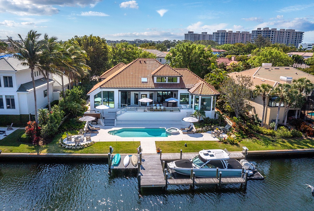Dominic and Elizabeth Zaccone sold their home at 541 Harbor Point Road to Pierre McCormick, trustee, of Longboat Key, for $7,712,800.