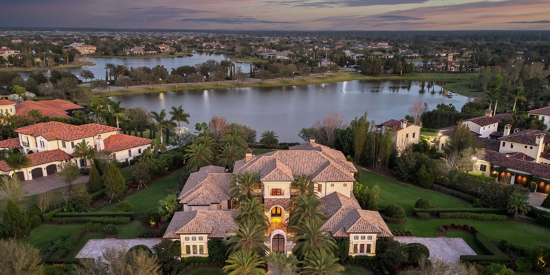 This Lake Club home at 15420 Anchorage Place closed this week for $6.3 million.