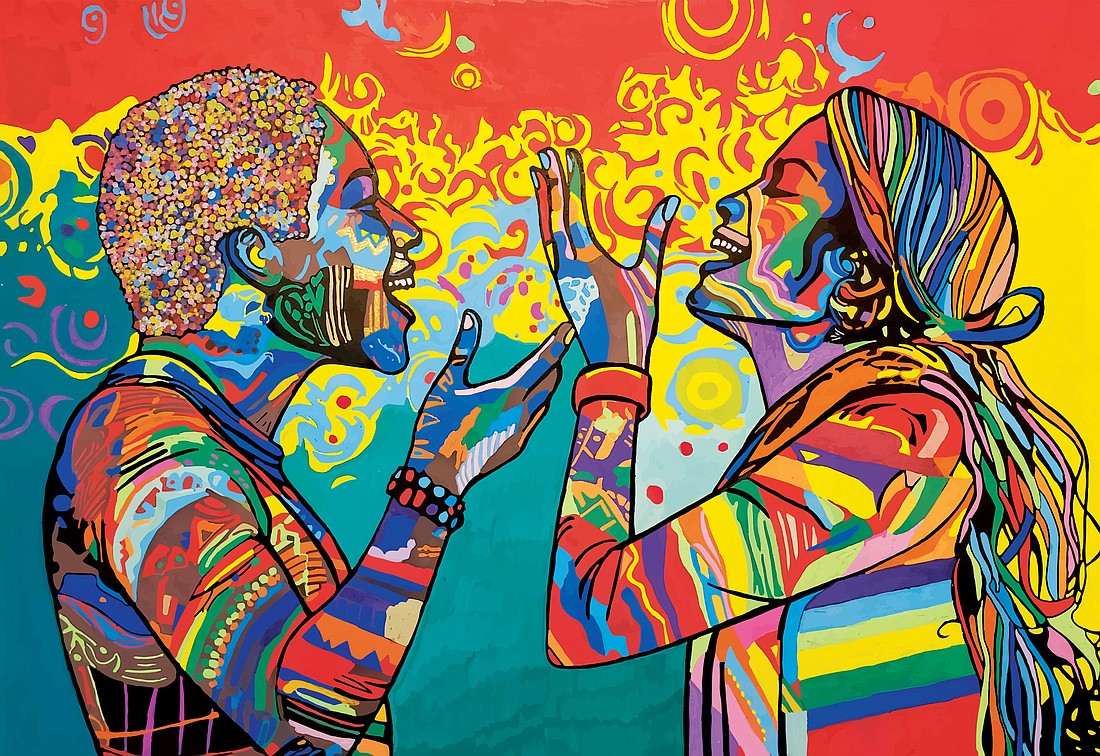 "Colorful Conversation" by Eric Appelquist will be on display in the "Embracing Our Differences" art exhibit, which runs from Jan. 21 to April 14 at Bayfront Park.